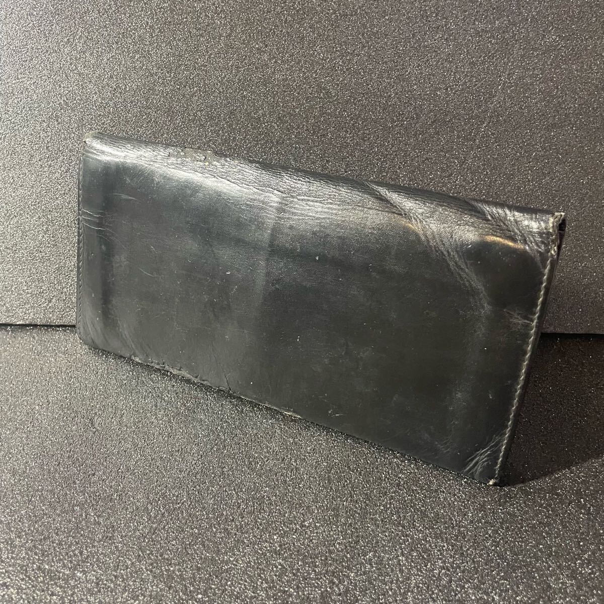 DUNHILLダンヒル　レザー長財布　ブラック　小銭入れカード入れ_画像2