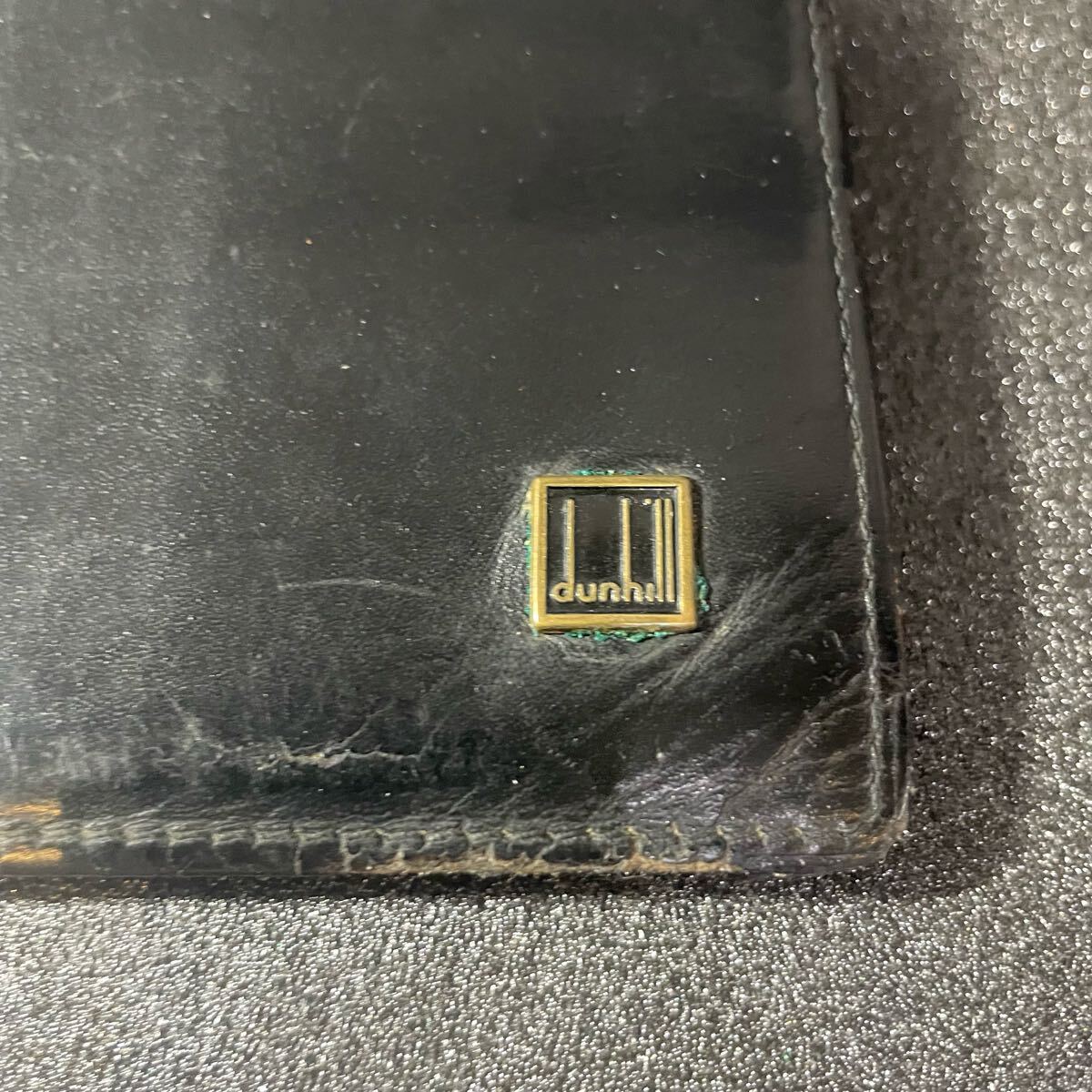 DUNHILLダンヒル　レザー長財布　ブラック　小銭入れカード入れ_画像3