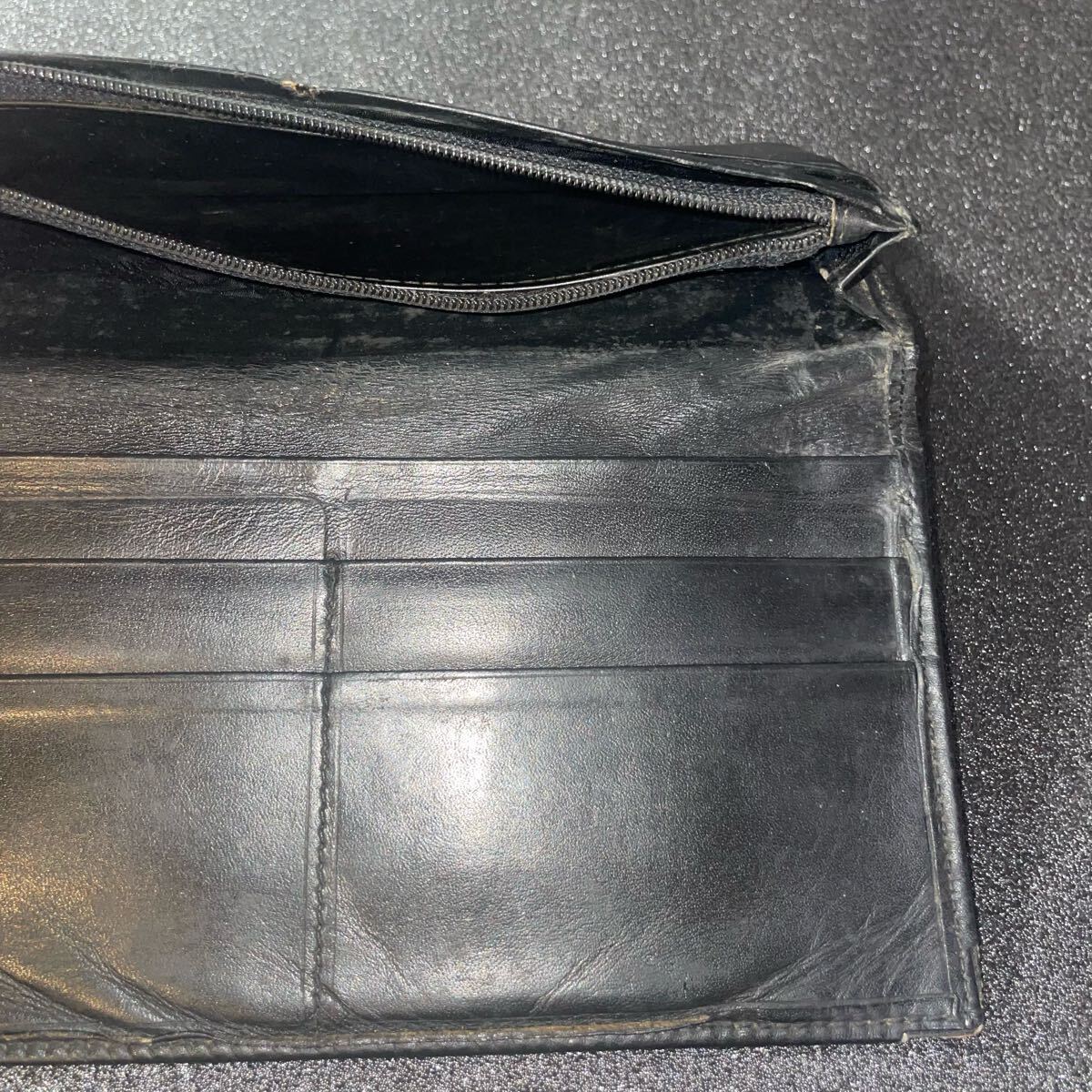 DUNHILLダンヒル　レザー長財布　ブラック　小銭入れカード入れ_画像5
