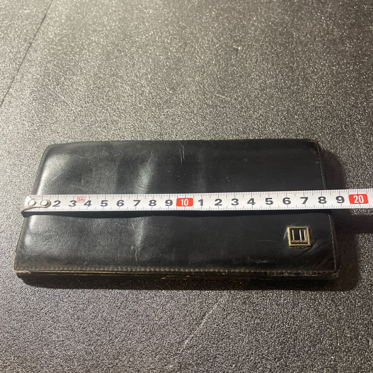 DUNHILLダンヒル　レザー長財布　ブラック　小銭入れカード入れ_画像6