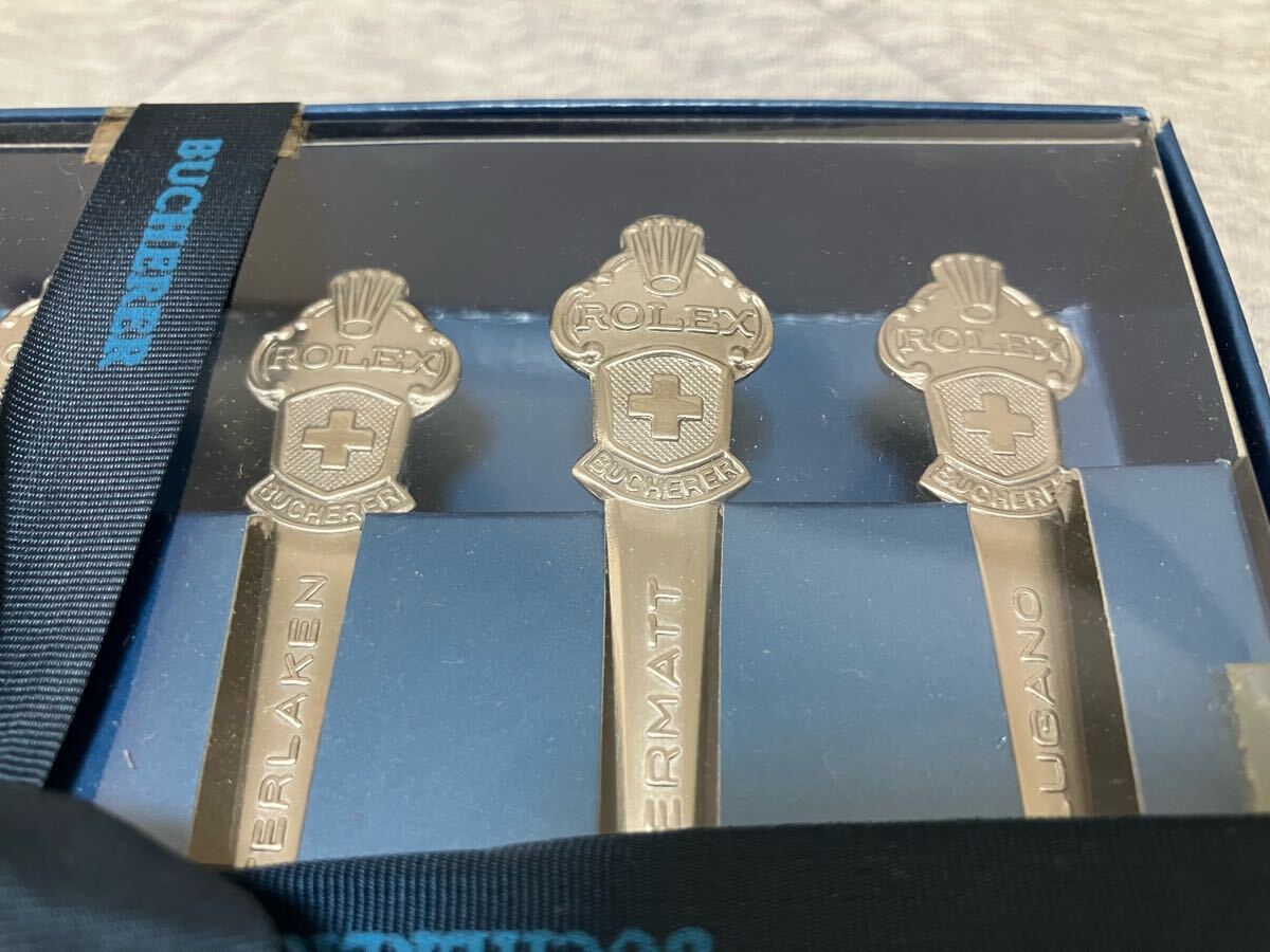 未開封】ROLEX BUCHERER ロレックス ブヘラ スプーン6本セット