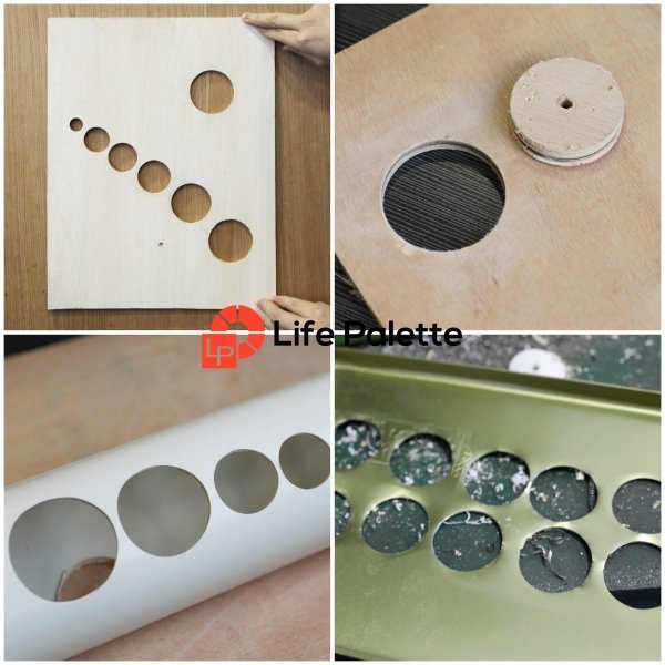 切味抜群 16点 セット ホールソー ホルソー ドリルビット 穴あけ プラスチック 木工 アクリル 塩ビ 木材 鉄板 アルミ 60mm 65mm 70mm 100mm_画像6