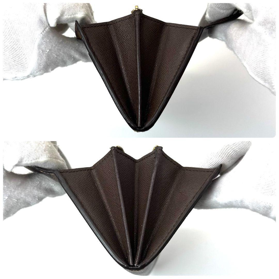 良品 ルイヴィトン ダミエ エベヌ ポルトフォイユ サラ 10カード