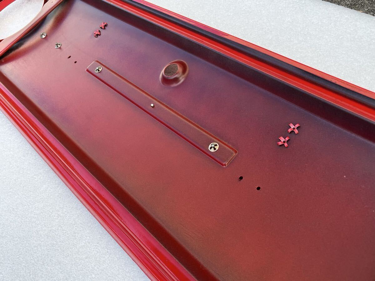 個人宅配送不可【当時物】日産 C110 スカイライン ケンメリ 純正 リアパネル バックパネル エンブレム付き 塗装品 錆なし NISSAN ヨメンリ_画像8