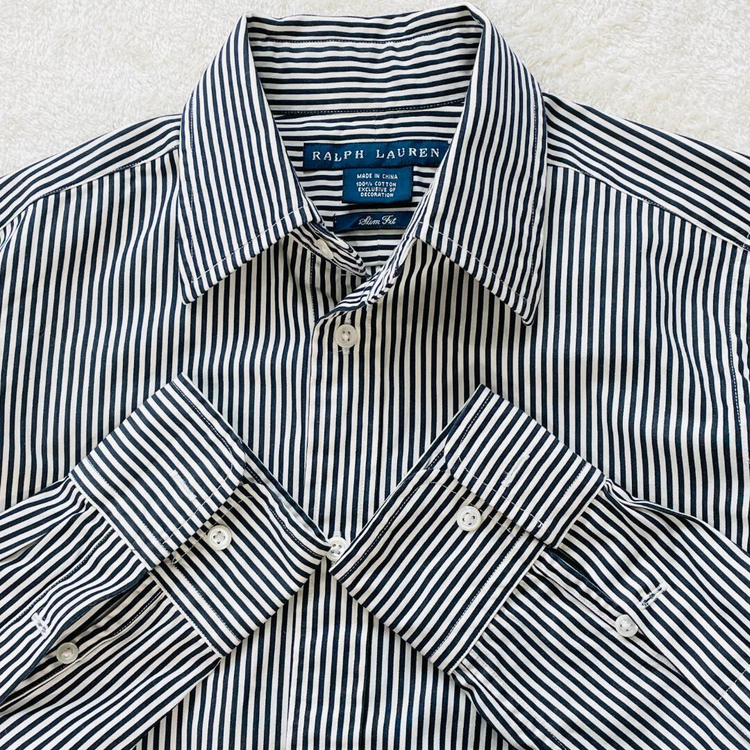 【POLO RALPH LAUREN】希少!袖ロゴ ストライプ フーディ 稀少人気袖ポニー刺繍】RALPH LAUREN ポロラルフローレン 長袖