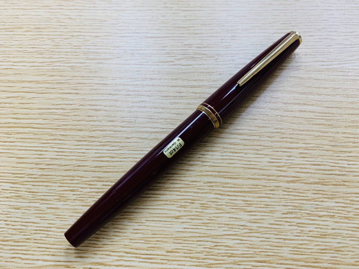 MONTBLANC モンブラン 万年筆 ペン 14K ボルドー ゴールド 現状品】 MONTBLANC モンブラン 万年筆 ペン先 585 14K ボルドー