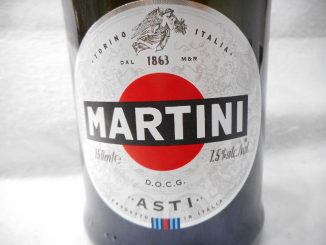 ◇ワイン　MARTINI　ASTI　マルティーニ アスティ スプマンテ　スパークリングワイン　750ml　7.5％　未開栓　箱無し