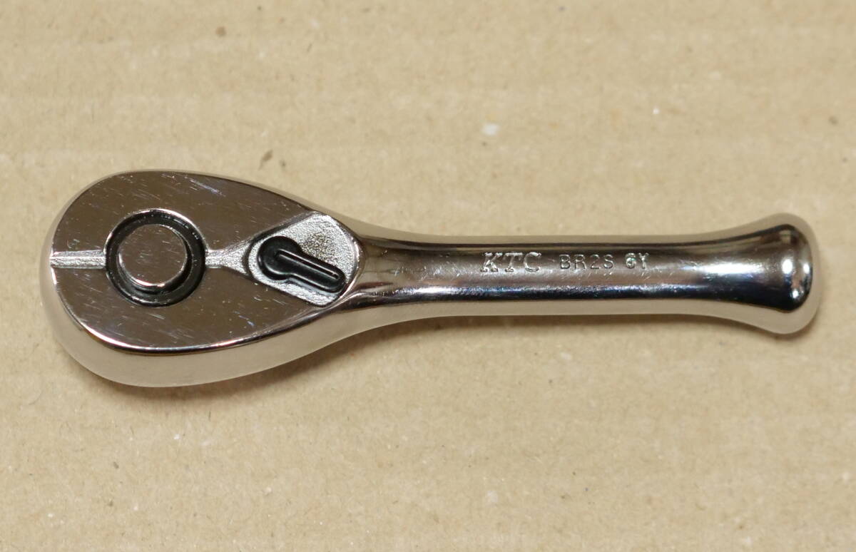 KTC BR2S 差込角 6.3 mm 1/4 36枚ギア ショート ラチェット ハンドル 検) TONE トネ RH2HS ko-ken koken コーケン 2725Z 2753PS_画像7