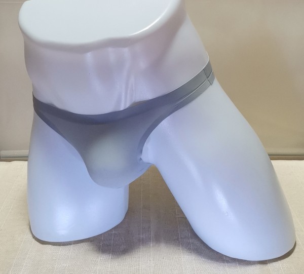 メンズ シームレス Tバック ビキニ グレー 灰色 日本S～サイズ(表記M)_画像2