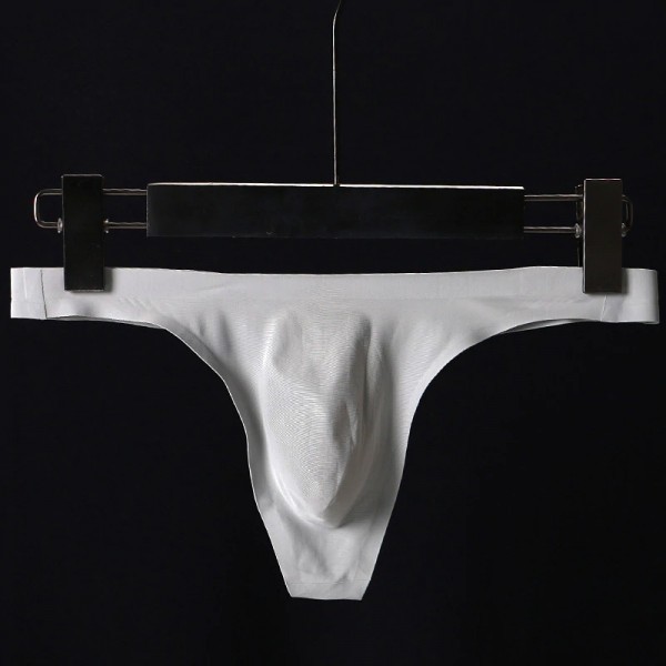 メンズ シームレス Tバック ビキニ グレー 灰色 日本S～サイズ(表記M)_画像1