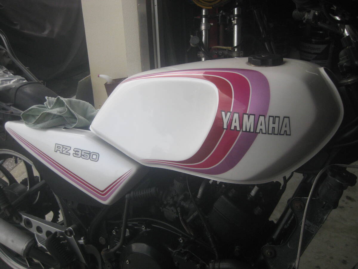 アルミ外装セット タンク シートrz250 rz350 rd250 rd350 RZ250 輸出カラー?タンク外装セット RZ350 RZ TZ KH!!(ヤマハ