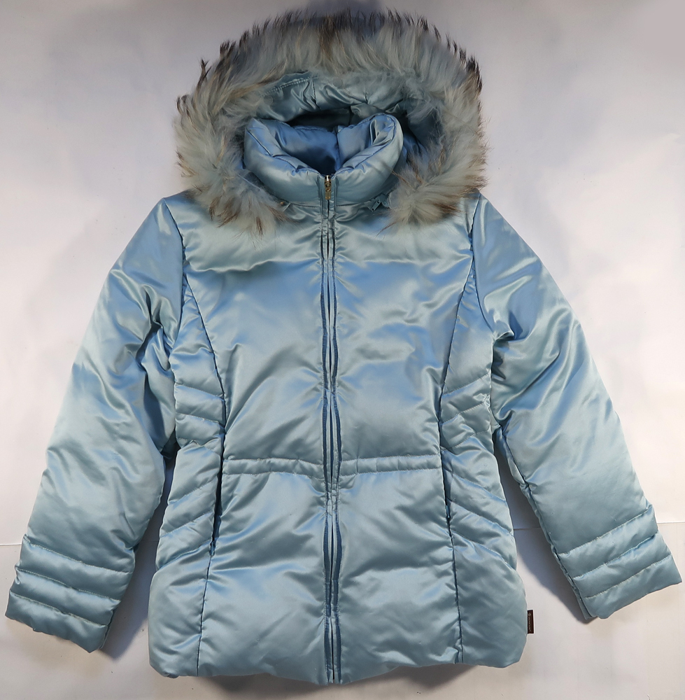 音来 MONCLER ダウンジャケット サイズ2 MONCLER ， ダウンジャケット，サイズ2 ，ブルー ， 中古