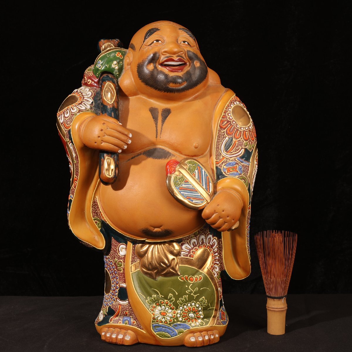 七福神　布袋様　縁起物　風水　九谷焼　45cm 七福神 布袋様 縁起物 風水 九谷焼 45cm 七福神 布袋様 縁起物