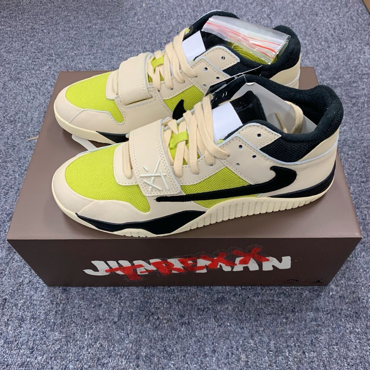 TRAVIS SCOTT × JORDAN JUMPMAN JACK TR "BRIGHT CACTUS" FZ8117-102 (モスリン/ブラック/ブライトカクタス)