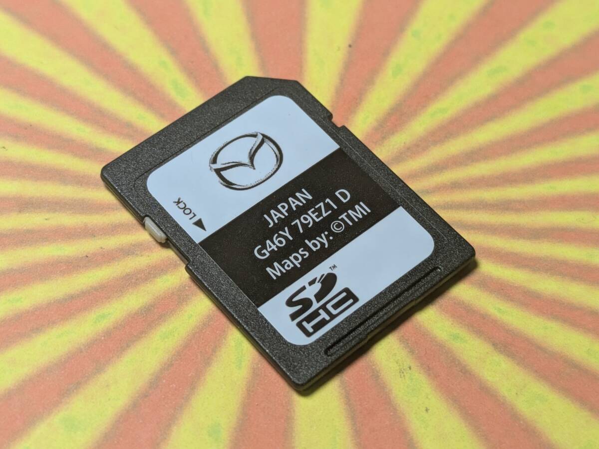 ▽F2418 マツダコネクト 純正 カーナビ ナビ G46Y 79EZ1 D SD SDカード 2019年度版 全国一律送料430円～_画像1