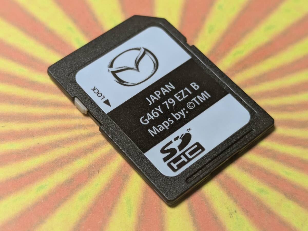 ▽F2439 マツダコネクト 純正 カーナビ ナビ G46Y 79EZ1 B SD SDカード 2015年度版 全国一律送料430円~_画像1