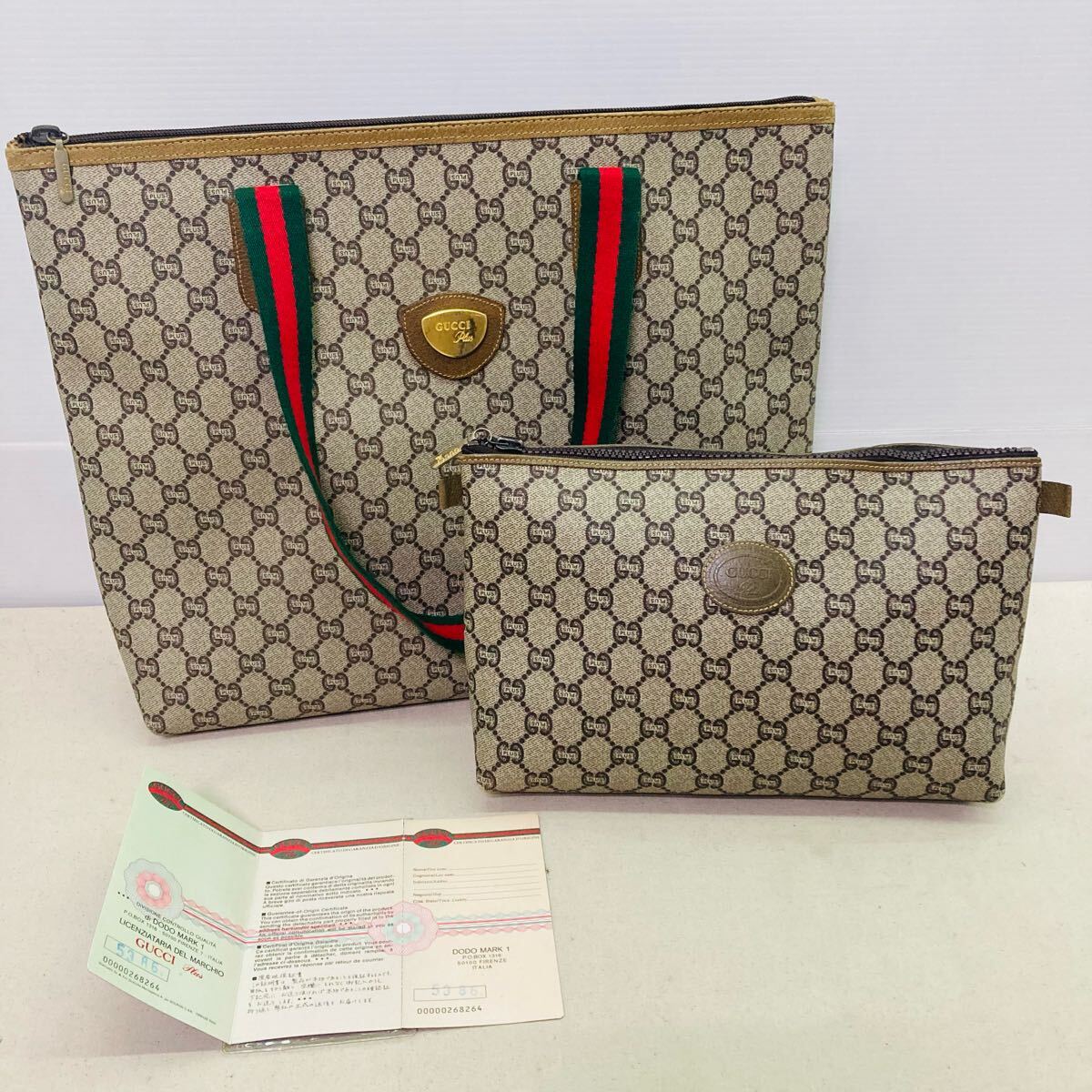 GUCCI PLUS オールドグッチ クラッチバッグ ヴィンテージ GUCCI Plus グッチプラス ヴィンテージ トートバッグ