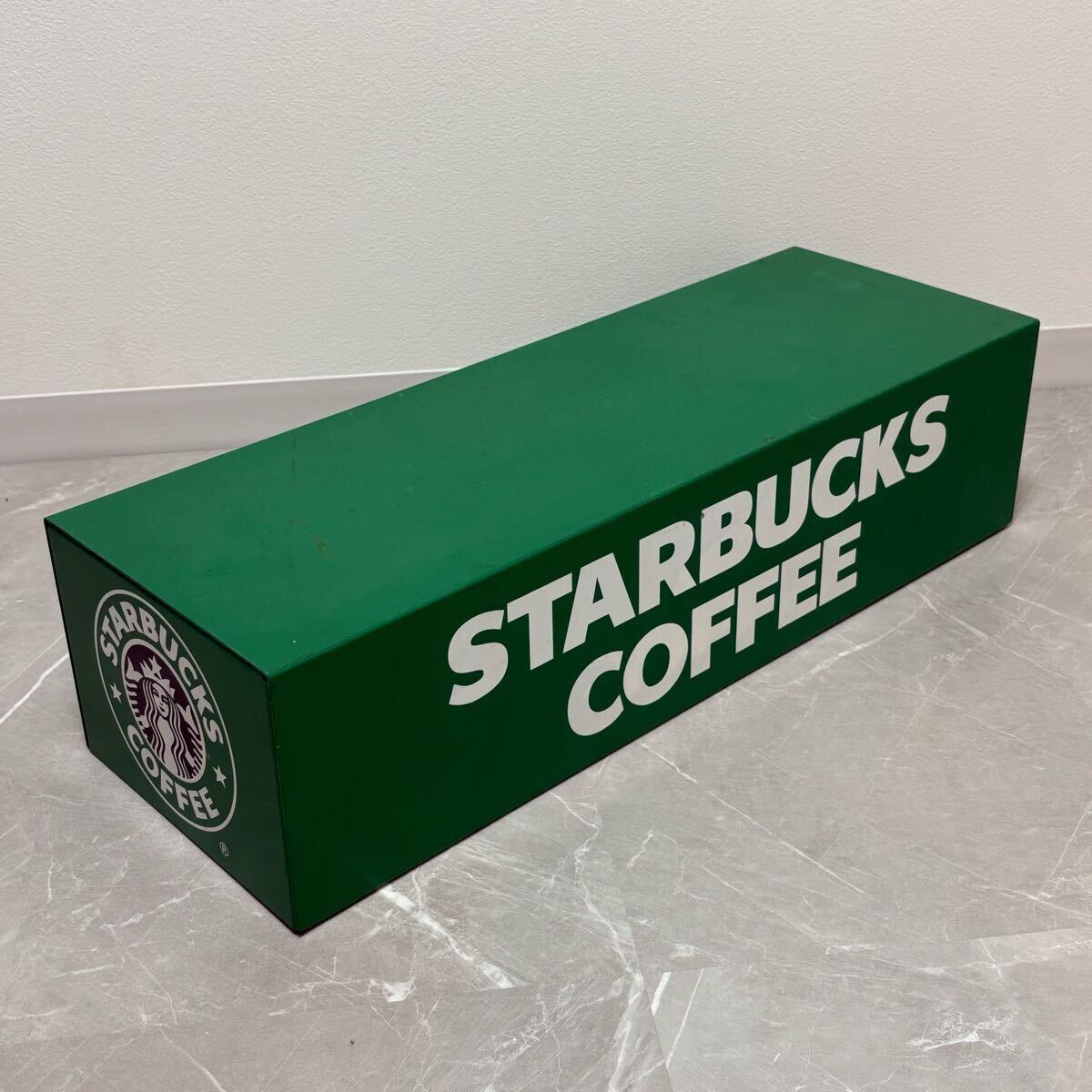 ビンテージ スターバックス 看板 店舗用 ストアサイン USA アドバタイジング Starbucks スターバックス スタバ 90s メタルシェルフ 販促