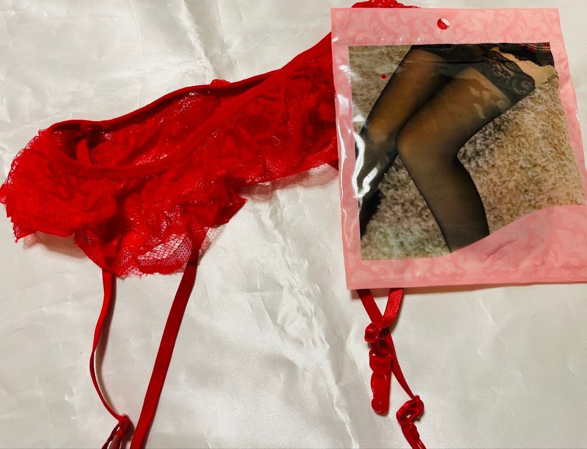 [ красный ] пояс с подвязками чулки болезнь ... подвязка чулки 