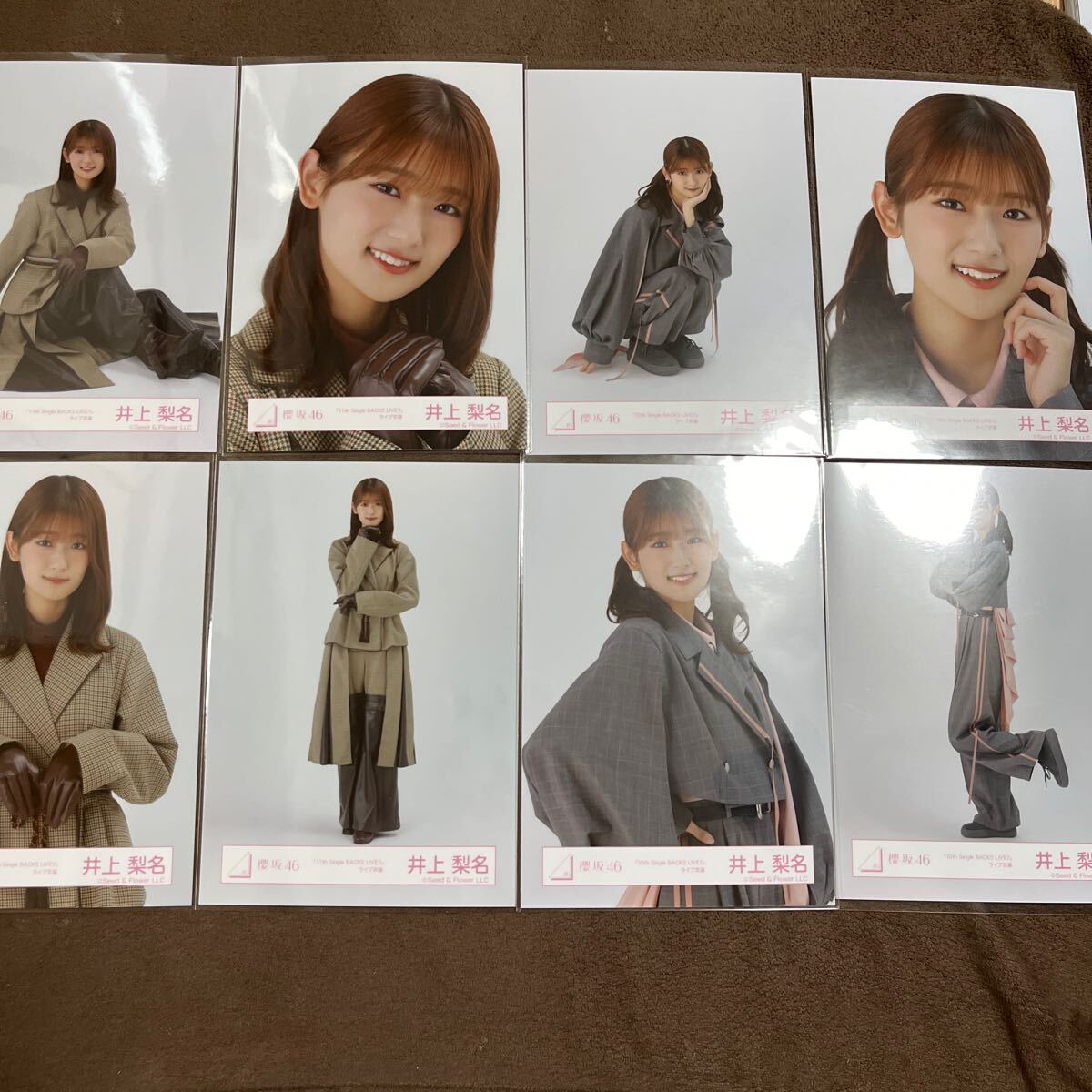 櫻坂46 井上梨名 生写真20種コンプ 港区パセリ BACKS ポロシャツ 櫻坂46 生写真 コンプ 井上梨名 ポロシャツコーデ 港区パセリ