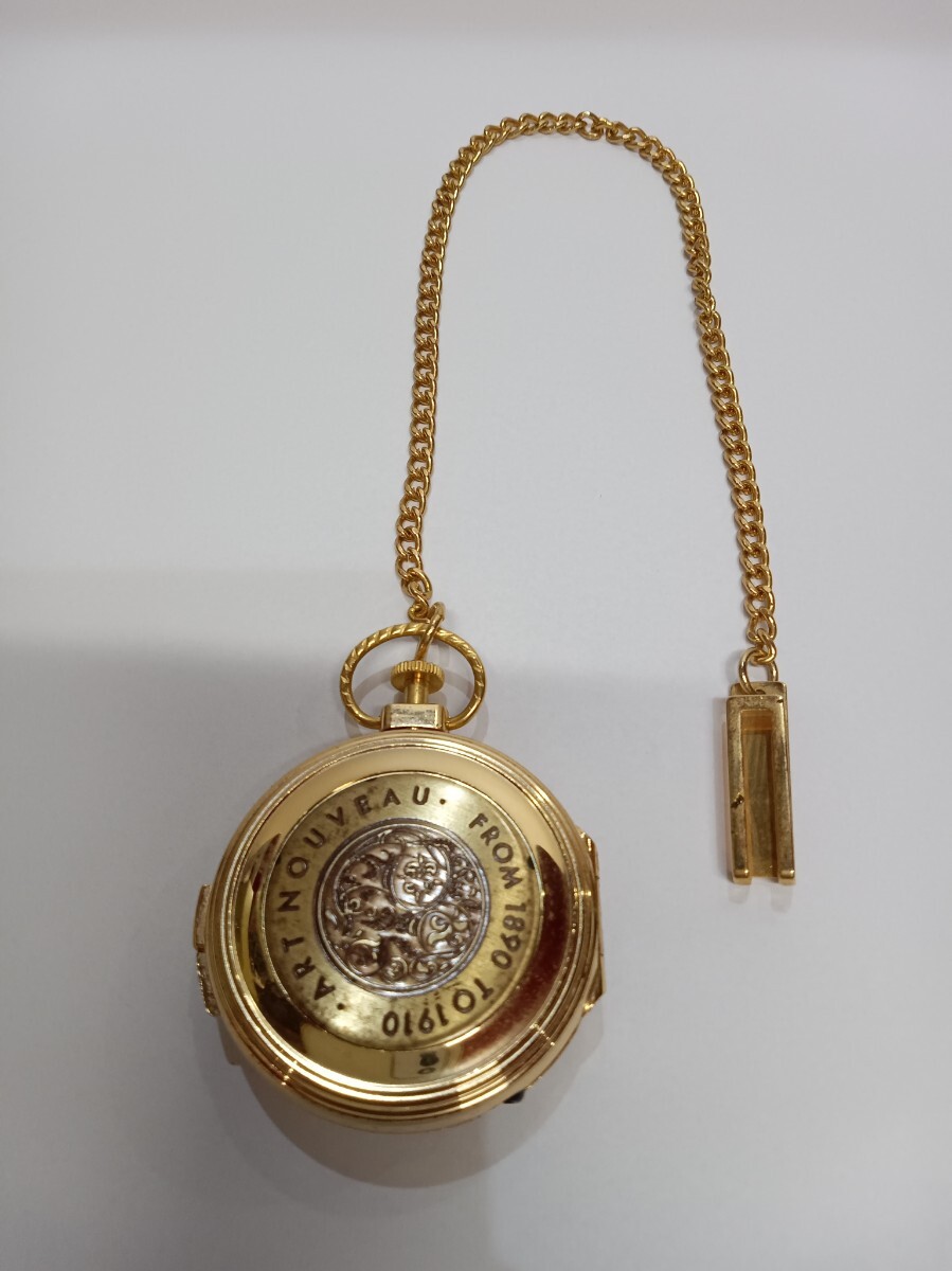 Universally Certified Watch ライター付き 懐中時計 デジタル 電池切れ ガス切れ 動作未確認 ART NOUVEAU FROM 1890 to 1910 中古