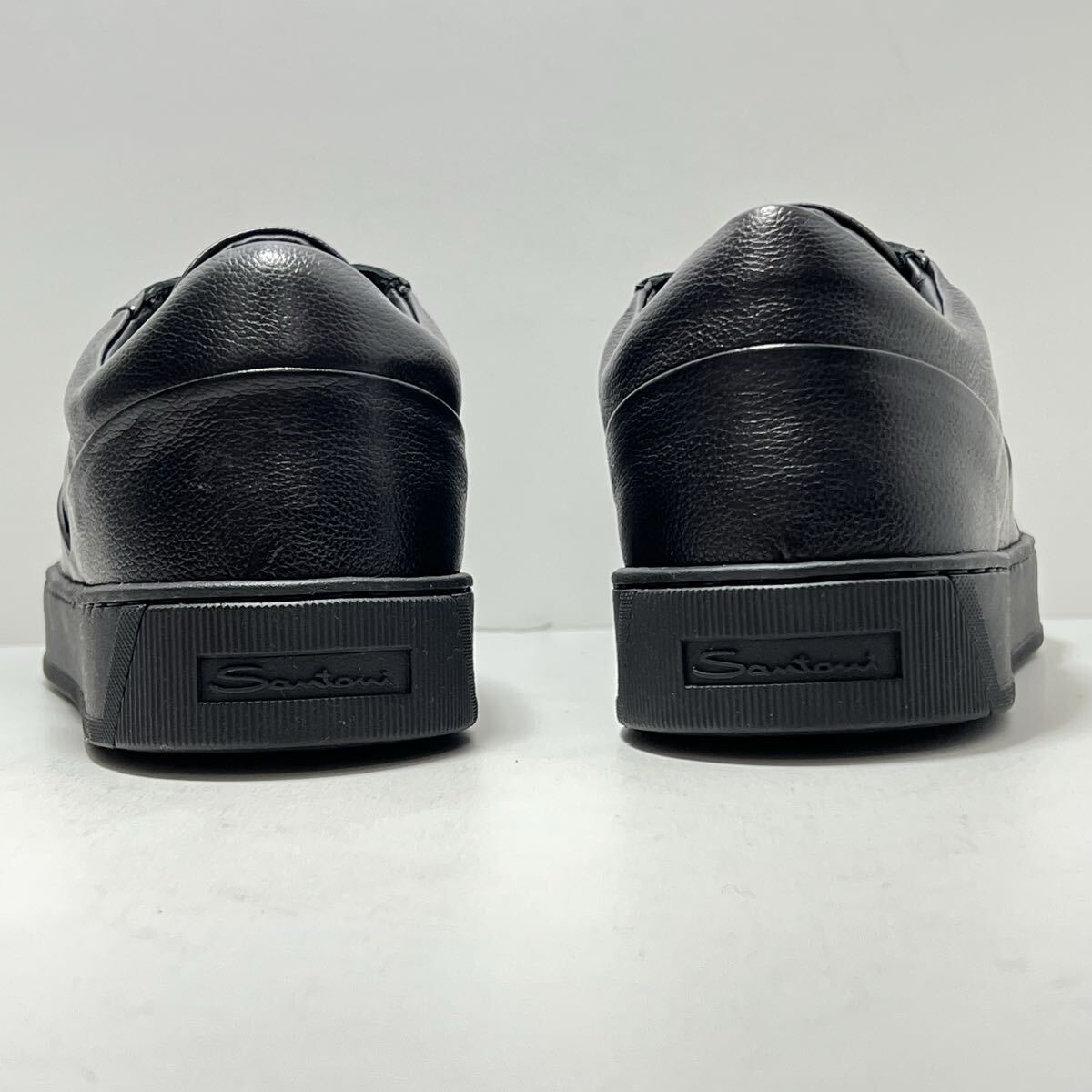  новый товар UK6/US7 солнечный to-ni кожа спортивные туфли черный Италия 603s