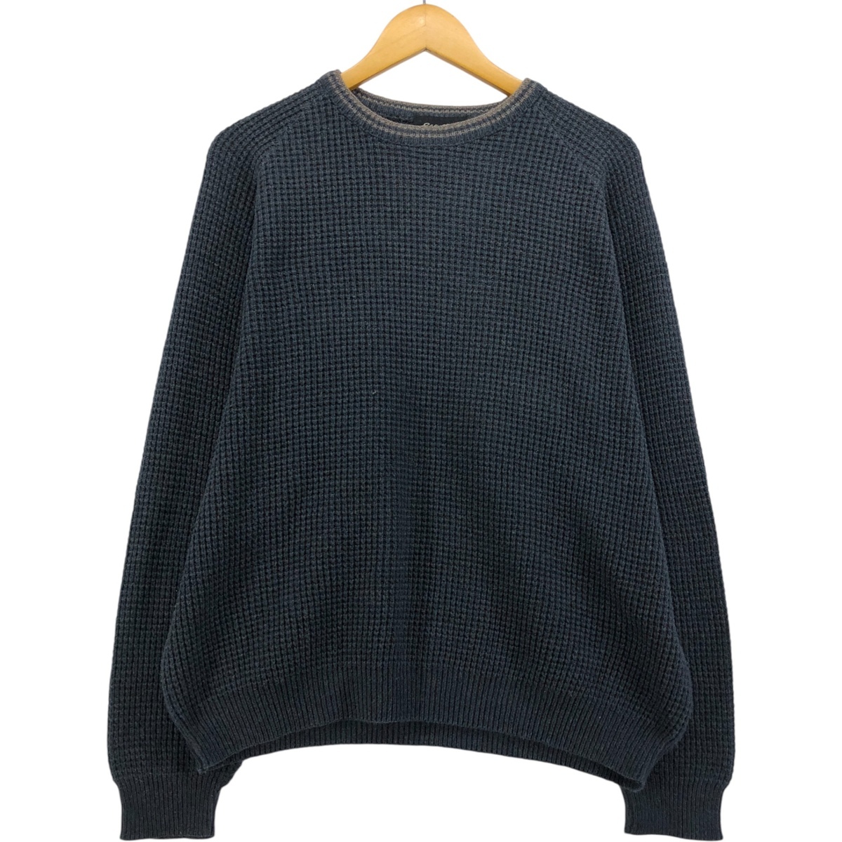 古着 90年代 エディーバウアー Eddie Bauer コットンニットセーター USA製 メンズM相当 ヴィンテージ /eaa472137_画像1
