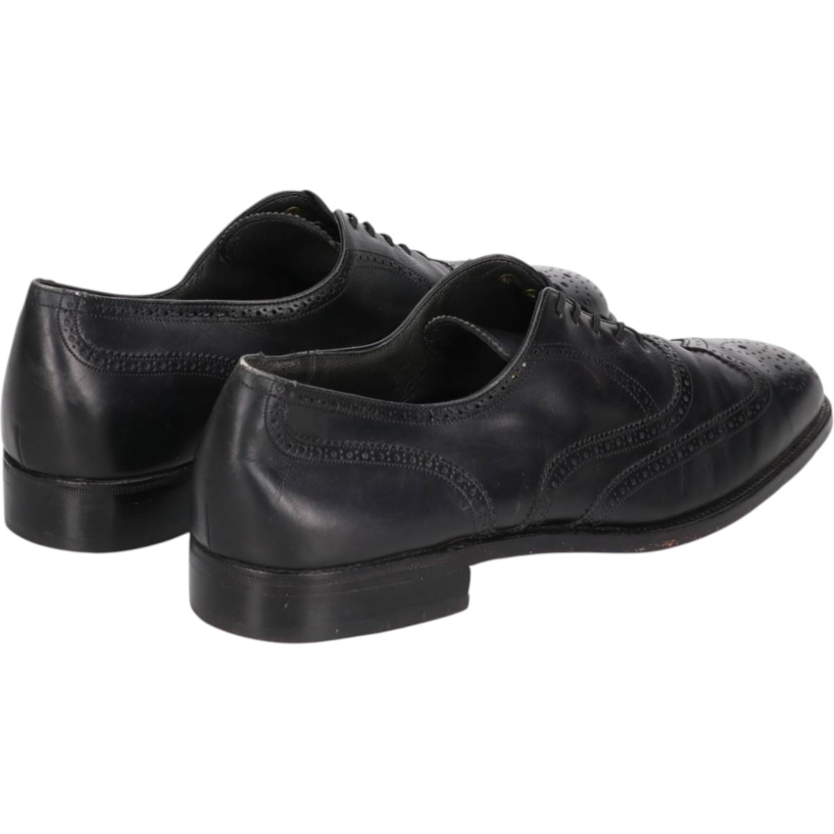 古着 バリー Bally セミブローグ ウイングチップシューズ フランス製 9 1/2B メンズ28.0cm相当 /saa013578_画像2