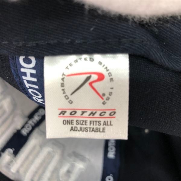 ROTHCO ロスコ タグ付き NAVY POLICE キャップ 帽子 SIZE : FREE ネイビーブルー RE632023111301_画像8