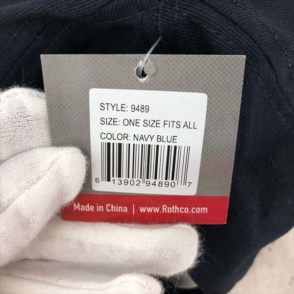 ROTHCO ロスコ タグ付き NAVY POLICE キャップ 帽子 SIZE : FREE ネイビーブルー RE632023111301_画像10