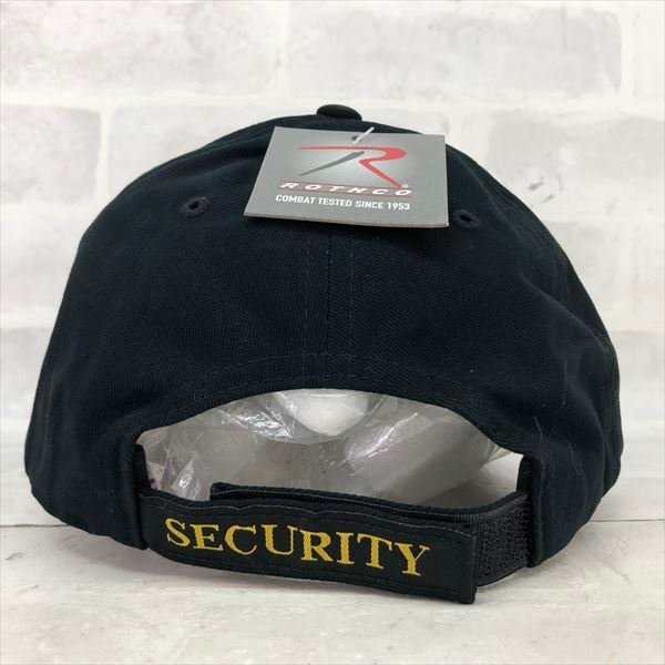 ROTHCO ロスコ タグ付き SECURITY ブラック ゴールド キャップ 帽子 SIZE : FREE ブラック RE632023111308_画像5