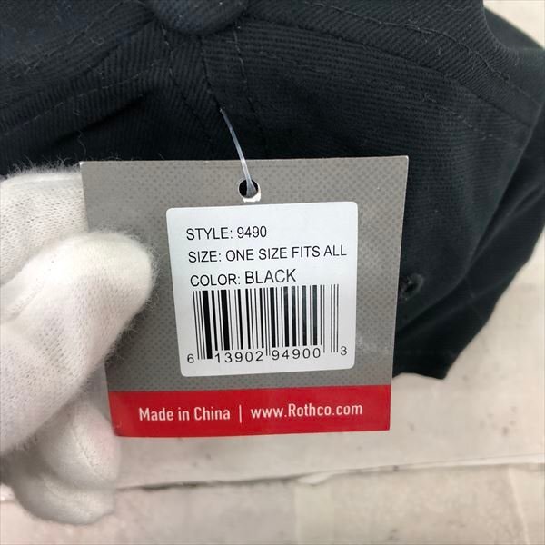 ROTHCO ロスコ タグ付き SECURITY ブラック ゴールド キャップ 帽子 SIZE : FREE ブラック RE632023111308_画像10
