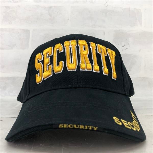 ROTHCO ロスコ タグ付き SECURITY ブラック ゴールド キャップ 帽子 SIZE : FREE ブラック RE632023111308_画像2