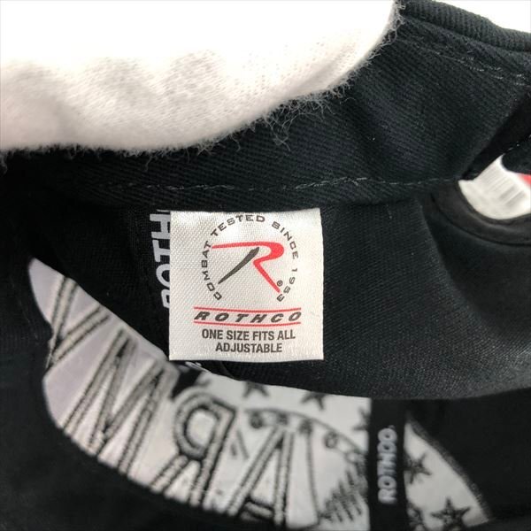 ROTHCO ロスコ タグ付き シャドーキャップ ARMY キャップ 帽子 SIZE : FREE ブラック RE632023111312_画像8