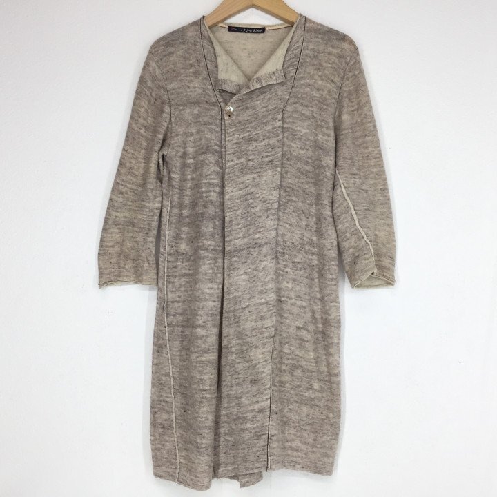 pal'las palace パラスパレス リネン/コットン 七分袖 ロングカーディガン SIZE:2 ベージュ LH632025071006_画像1