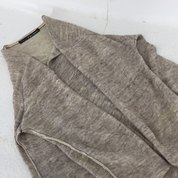 pal'las palace パラスパレス リネン/コットン 七分袖 ロングカーディガン SIZE:2 ベージュ LH632025071006_画像4