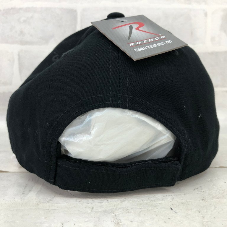 ROTHCO ロスコ タグ付き SECURITY刺繍 キャップ 帽子 SIZE:FREE ブラック RE632024041603_画像3