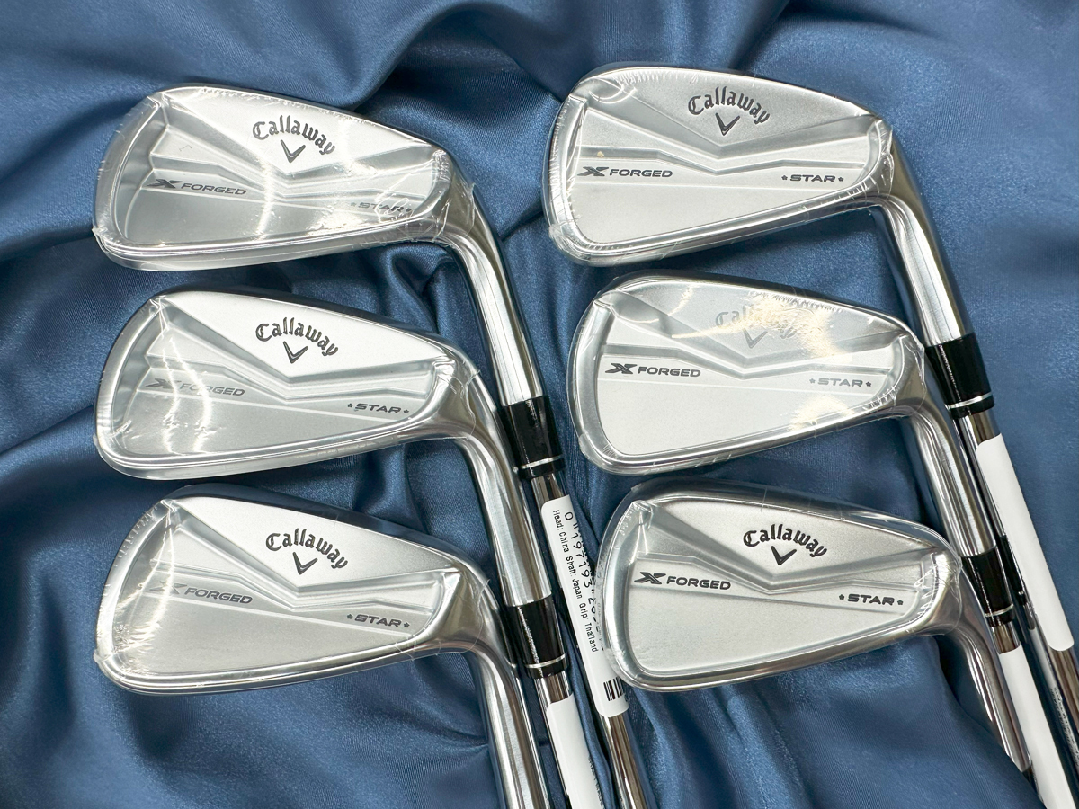 美品キャロウェイエックスフォージド スター アイアンモーダスシャフト6本セット Callaway キャロウェイ 2024 Xフォージド スター アイアン 6本