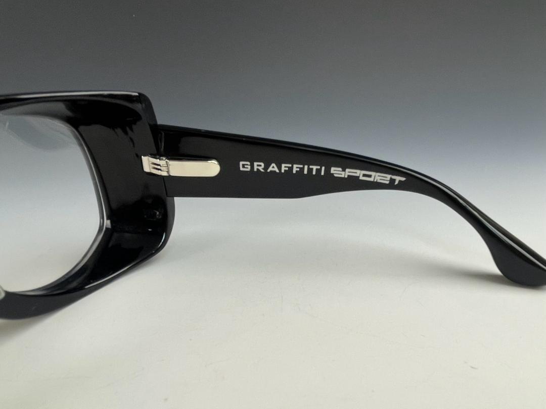 新品 GRAFFITI ブラック BOARD ゴーグル 鼻盛り付き 伊達 激レア GRAFFITI ブラック SNOWBOARD ゴーグル仕様 鼻盛り付き
