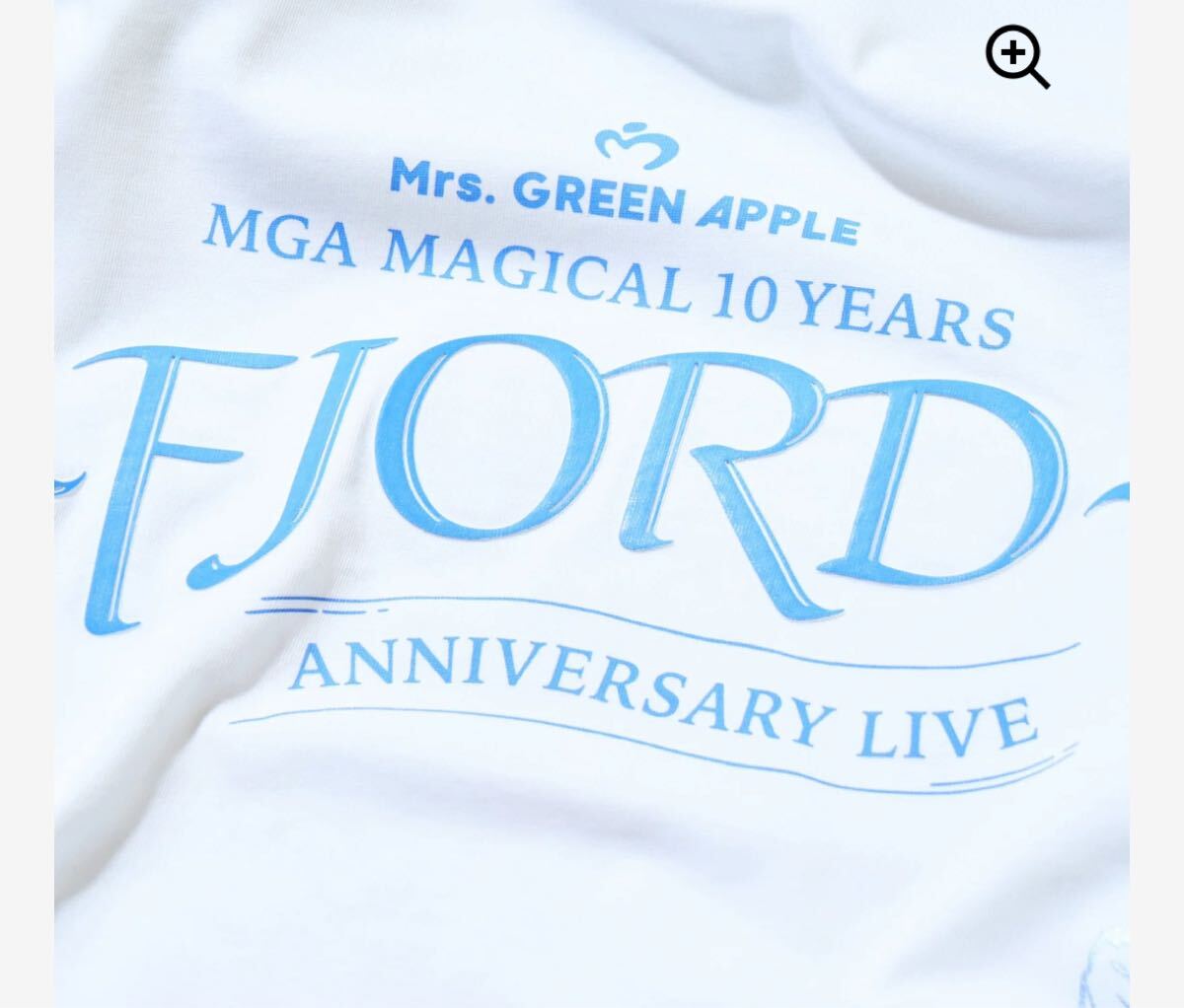 ⚫︎ミセスグリーンアップル⚫︎ フィヨルド ホワイト Mサイズ フィヨルド ミセス Tシャツ 白 Mサイズ ミセスグリーンアップル