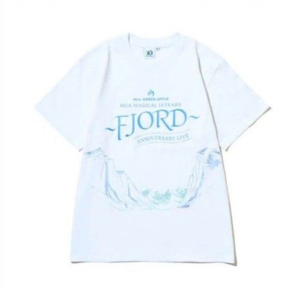 ⚫︎ミセスグリーンアップル⚫︎ フィヨルド ホワイト Mサイズ フィヨルド ミセス Tシャツ 白 Mサイズ ミセスグリーンアップル