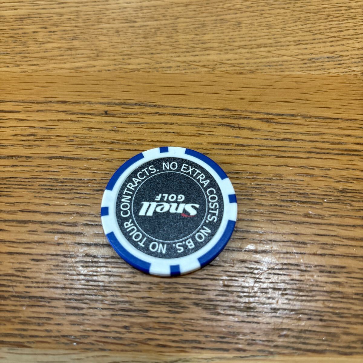 Snell GOLF MTB スネルゴルフ　ゴルフボールマーカー　ブルー系＋木製ティー5本セット　未使用品　送料込_画像3