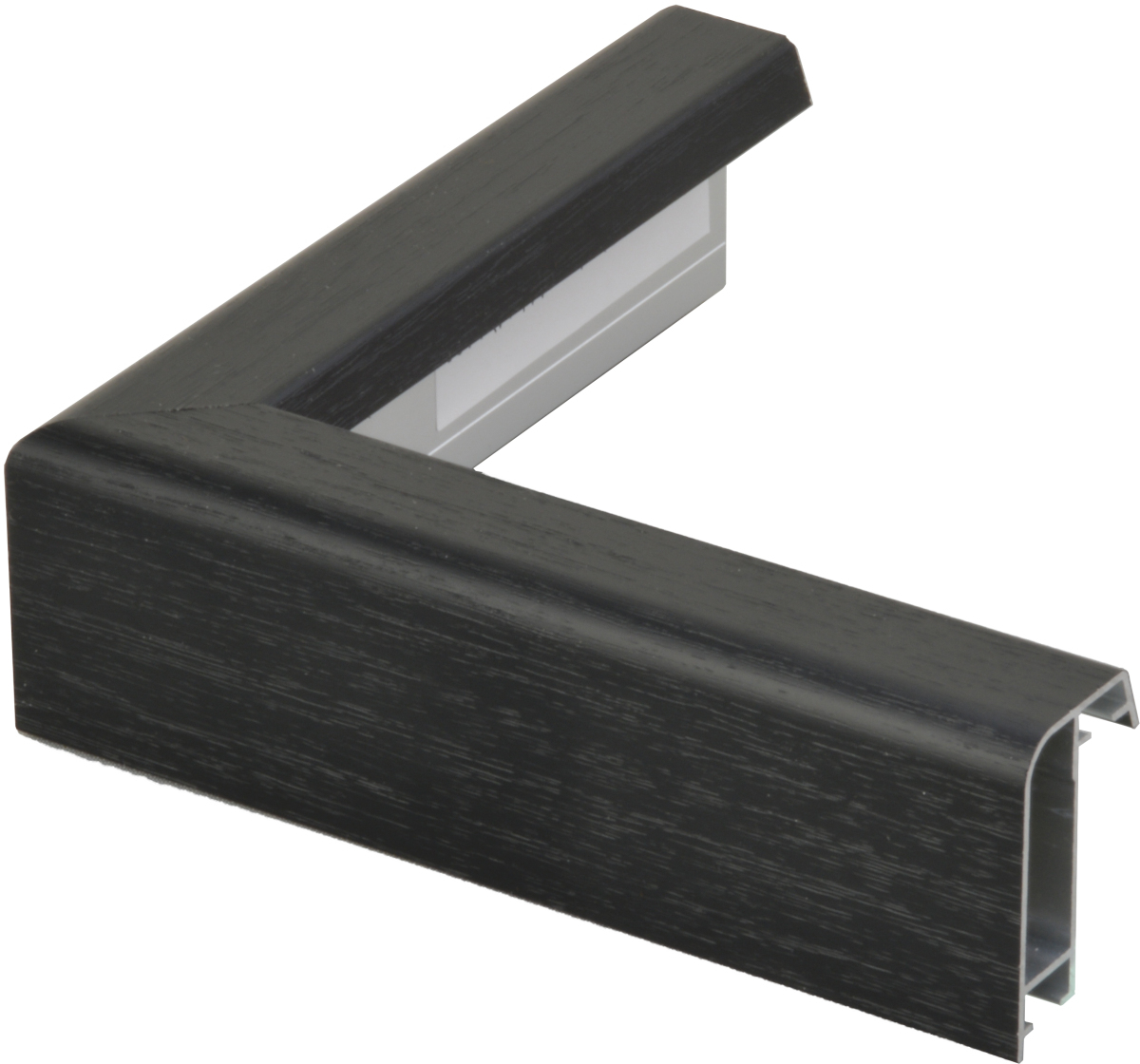 額縁　油絵/油彩額縁 アルミ製 仮縁 6571（アフィックス２８） F100号 ウッドブラック