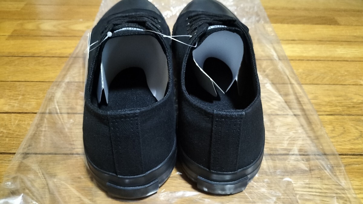 新品未使用タグ付き　スニーカー　オールブラック　黒　コンバース風　26.0cm_画像4