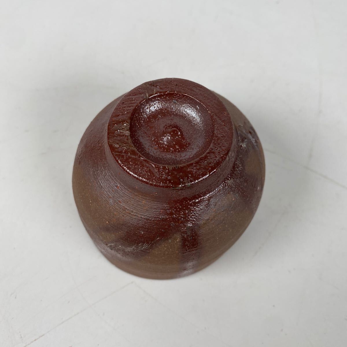 藤原啓 備前焼 振出し 茶道具 備前焼 酒器 ぐい呑 盃 藤原啓 作家 在銘 共箱 茶器 茶道具 骨董