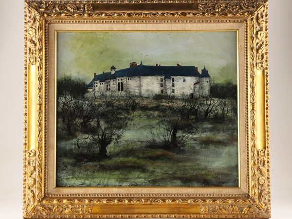 流】西村竹二作 油彩画 風景画 HB632(自然、風景画)｜売買された