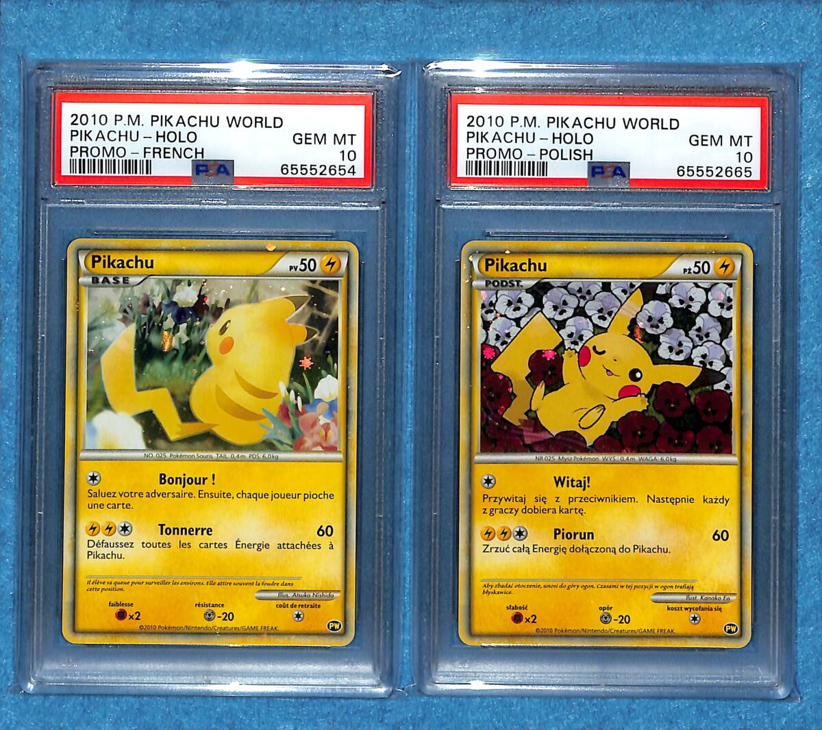 PSA10 2010年 ピカチュウ PSA10 ピカチュウワールド 日本 PSA10 フルコンプ 9枚セット】Pikachu ピカチュウ PIKACHU WORLD