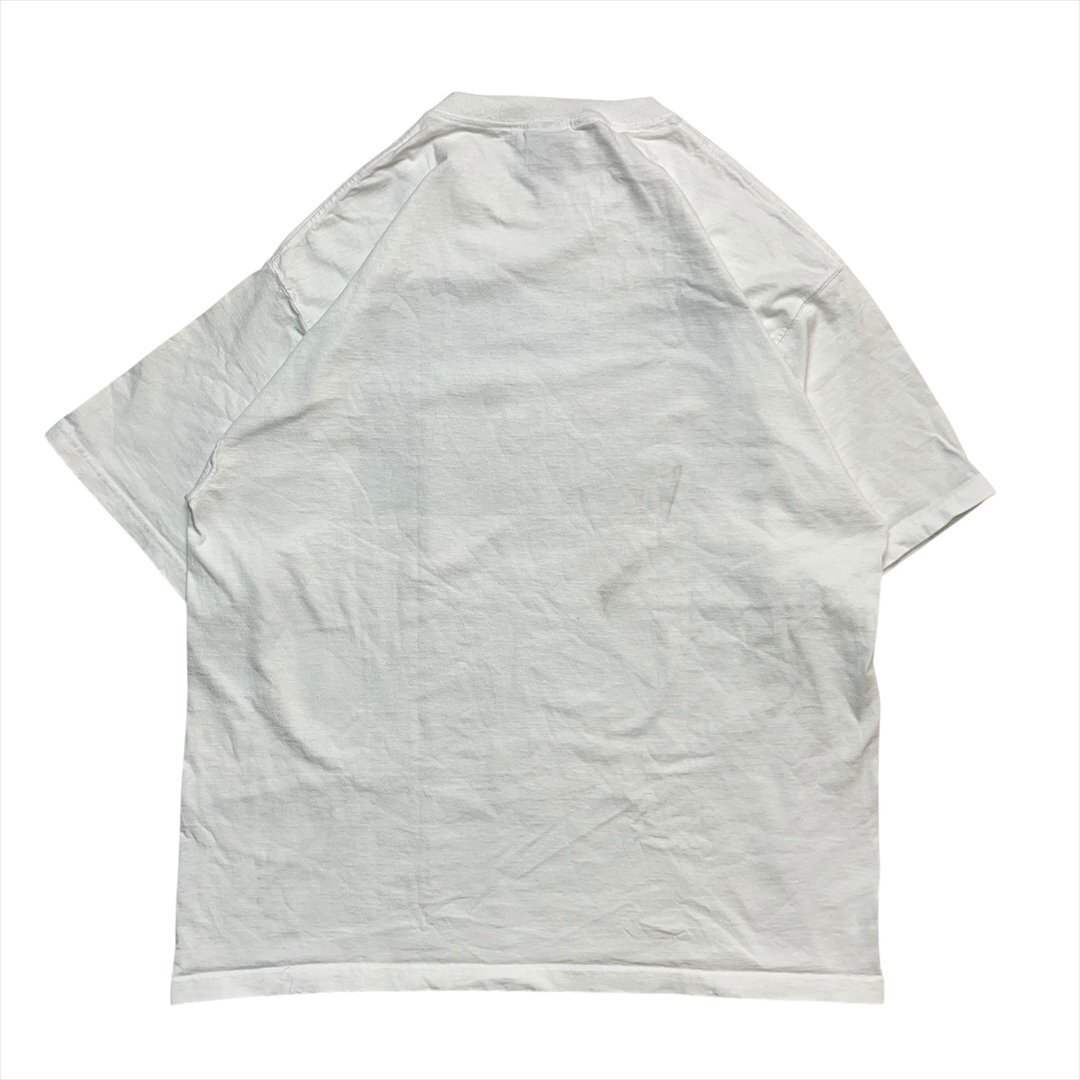 Vintage 90s-00s フルーツオブザルーム Catholic Church プリント Tシャツ 半袖 ホワイト FRUIT OF THE LOOM 古着 メンズ XL ビンテージ_画像3