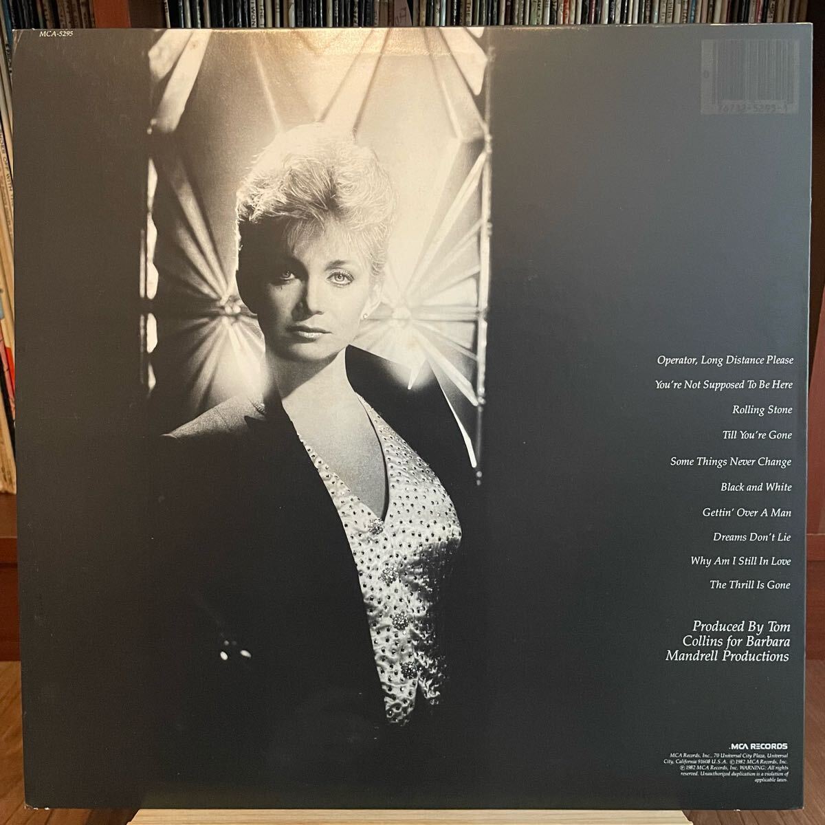 【US盤Org.】Barbara Mandrell In Black & White (1982) MCA-5295 美品_画像2