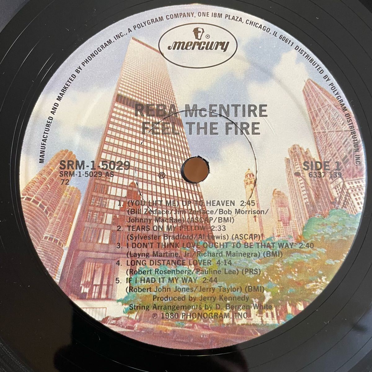 【US盤Org.】Reba McEntire Feel The Fire (1980) Mercury SRM-1-5029 初期作 シュリンク_画像3